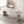 Oval Extendable Dining Table With Dual Pillar Design - Off White