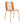 4 Piece Set Of Modern Striped Color- Blocking Single Chairs With Long Table