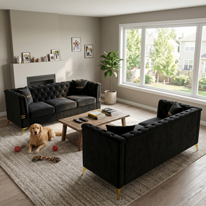 FX-P83-2PC Sofa Set by KUNHE GmbH