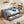 Gingham Daybed With USB Charging Port, Wave-Shaped Design
