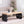 Black Scroll Base Coffee Table – 47