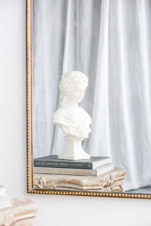 Arch Mirror, Baroque Inspired Wall Decor For Bathroom, Bedroom, Living Room