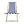 Sling Folding Chaise Lounge Chair - Stripe Blue