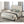 Strout - Queen Panel Bed With Upholstered Headboard - Rustic