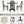 5 Pieces Dining Table And Chairs Set For 4 Persons, Kitchen Room Solid Wood Table With 4 Chairs
