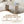 Oval Extendable Dining Table With Dual Pillar Design - Off White