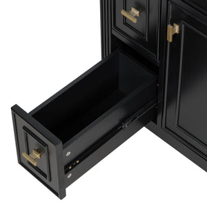 24-Inch Bathroom Vanity with Sink and Solid Wood Cabinet