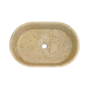 Bathroom Vessel Sink, Semi Polished Surface