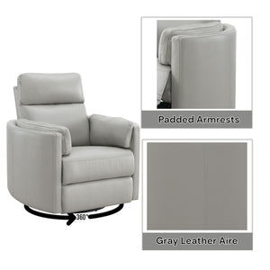 Sagen Glider Recliner With Swivel