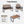 4 Piece Patio Furniture Set With Acacia Wood Table Top And Cushions