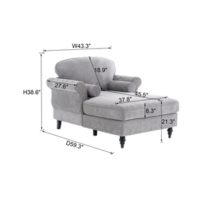 Oversized Chaise Lounge Indoor