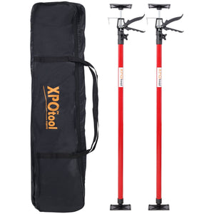 Adjustable Support Pole System for Drywalls and Cabinets with Carry Bag