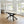 Rectangular Extendable Dining Table With Geometric X Frame, Kitchen Table For Dining Room - Beige