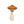 Mushroom Holiday Ornament, For Harvest Festival Fall Festival & Thanksgiving Table Decorations (Set of 2) - Beige / Orange