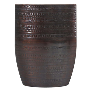 Johnsen - Handcrafted Large Metal Accent Table