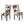 Contemporary Dining Chair With Rubberwood Legs (Set of 2)
