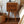 Soli Wood Mini Chestnut Curved Nightstand, 2-Drawers