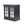 Sideboard Cabinet With Mirrored Doors, Adjustable Shelf, Metal Handles
