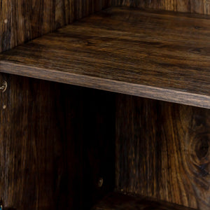 Cabinet with 4 Doors and 4 Open Shelves Freestanding Sideboard