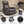 Brown Faux Leather Heat Massage Manual Recliner Chair