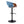 Curvo - Mid Century Modern Adjustable Barstool With Swivel & Rounded T Footrest (Set of 2)