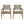 Durable Outdoor Dining Chair Set with Acacia Wood Frame and Wicker Seat