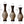 Tall Designer Floor Vase With Elegant 2 Tone