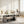 Modern Luxury Coffee Table and Side Table Set, 2-Piece Oval