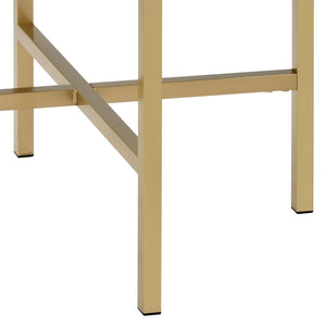 Mithea End Table - Oak / Gold