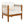 Acacia Wood Outdoor Club Chair with Handwoven Rope Accents & Curved Backrest
