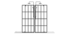 Shower Door Walk - Black