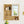 Natural Wood Finish Wall Mounted Mirror Cabinet
