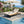 Black Iron & Teak Finish Chaise Lounge Set