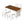 5 Pieces Counter Height Rustic Farmhouse Dining Room Wooden Bar Table Set With 2 Stools And 2 Chairs