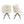 270 Degree Swivel Upholstered Desk Chairs (Set of 2)