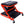 Mechanic Creeper, Z Creeper Seat 2 In 1 Low Profile With 6 Wheels Steel Vinyl - Red