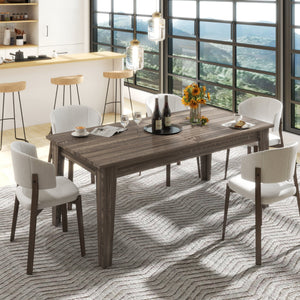 106.3 in Large Extendable Dining Table