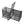 Chicken Cage, Poultry Breeding Coop - Black / Silver