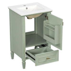 Retro Bathroom Vanity With Sink