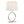 Moon Contemporary Table Lamp in White Marble, Gold Metal and White Shade