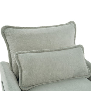 Modern Single Seat Accent Chair With Side Storage Pockets