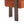Round Armrest Loveseat (Dark Orange + Brown)
