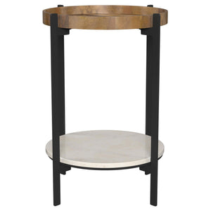 Cowper - Round End Table - Natural