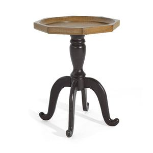 End Table (Natural + Black)