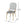 Outdoor Rattan and Aluminum Armless French Bistro Chairs (Set of 2) - Dark Gray