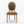 French Style Solid Wood Frame Antique Painting, Hand-Pulled Buckle Decoration Artificial Dining Chair With Nailhead Trim, Wood Legs