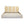 Toscana King Upholstered Cane Back Platform Bed, Antique