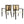 Mid Century Modern Arm Dining Chair Set with Rattan Backrest