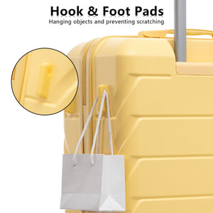 3 Pieces Set 20" / 24" / 28" Spinner Wheel Luggage With Combination Lock