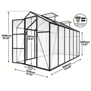 Gain Height Windproof house With Raised Base